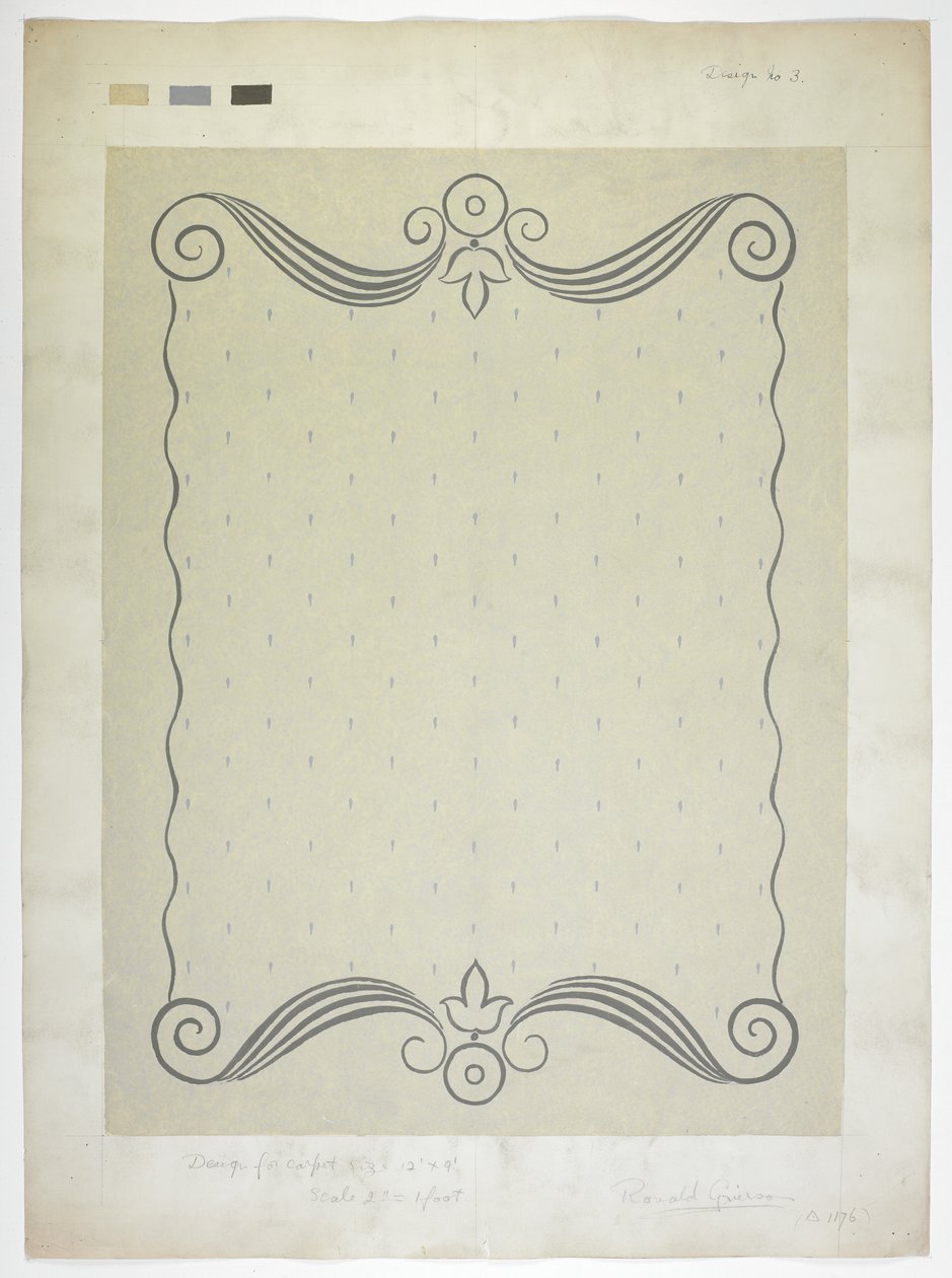 Carpet Design by English School