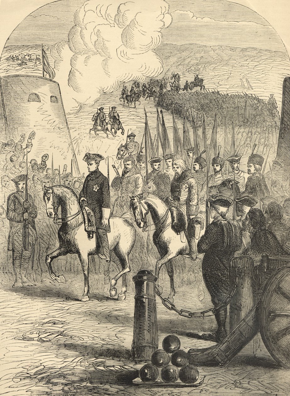 Charles XII of Sweden entering Copenhagen by English School