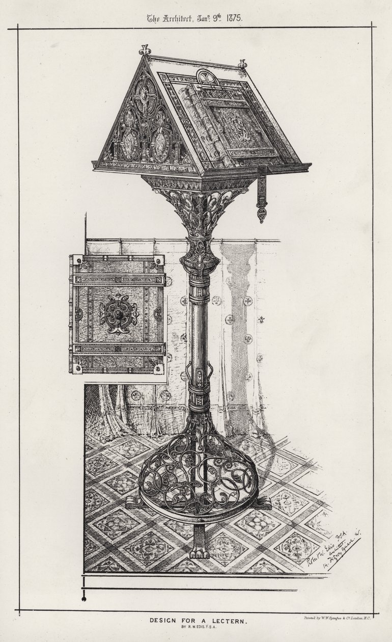 Design for a Lectern by English School