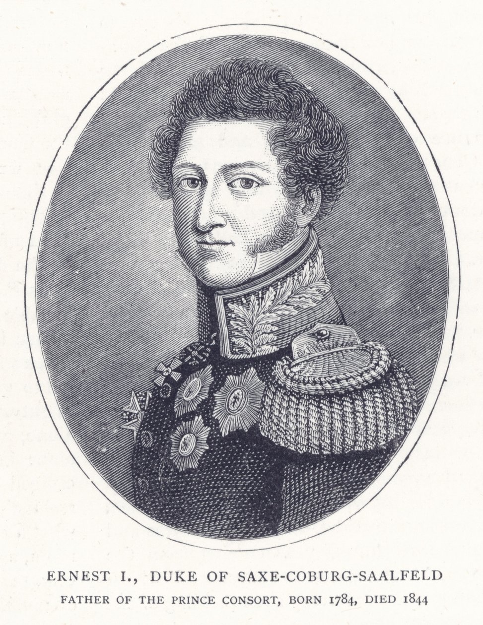 Ernest I, Duke of Saxe-Coburg-Saalfeld by English School