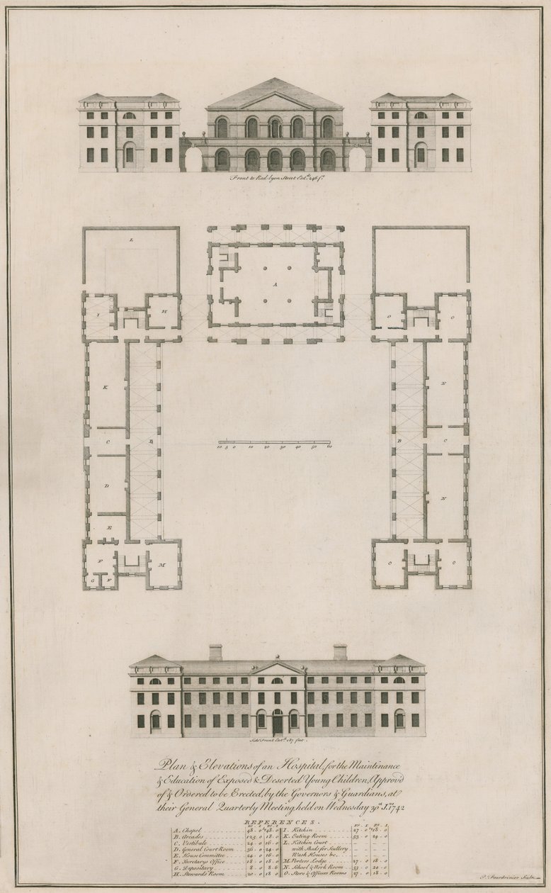 Foundling Hospital by English School