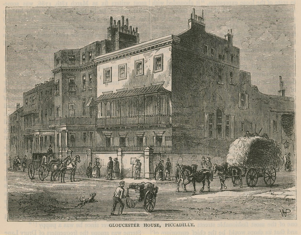 Gloucester House, Piccadilly, London by English School