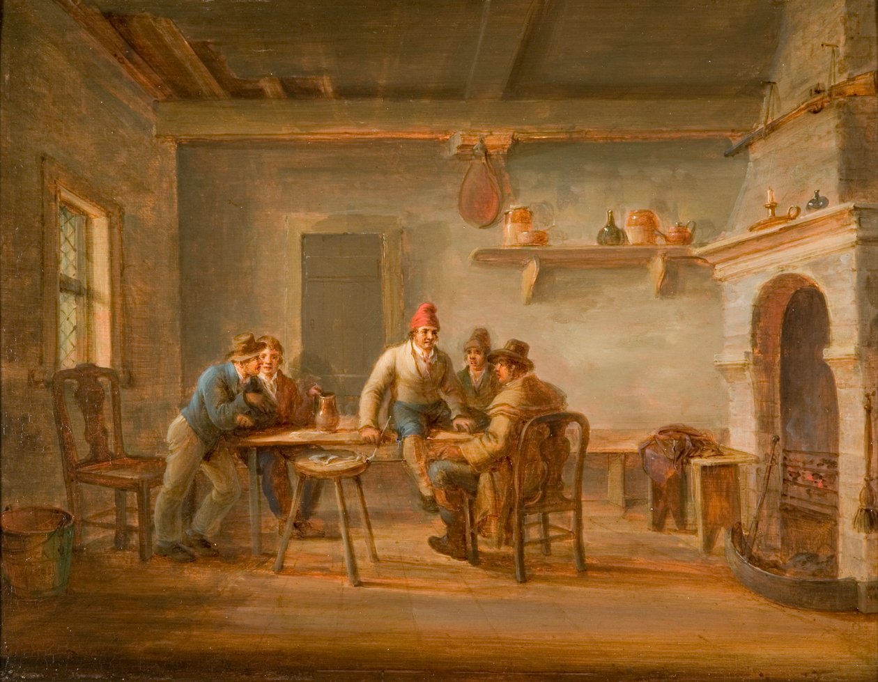 Interior of an English Inn by English School