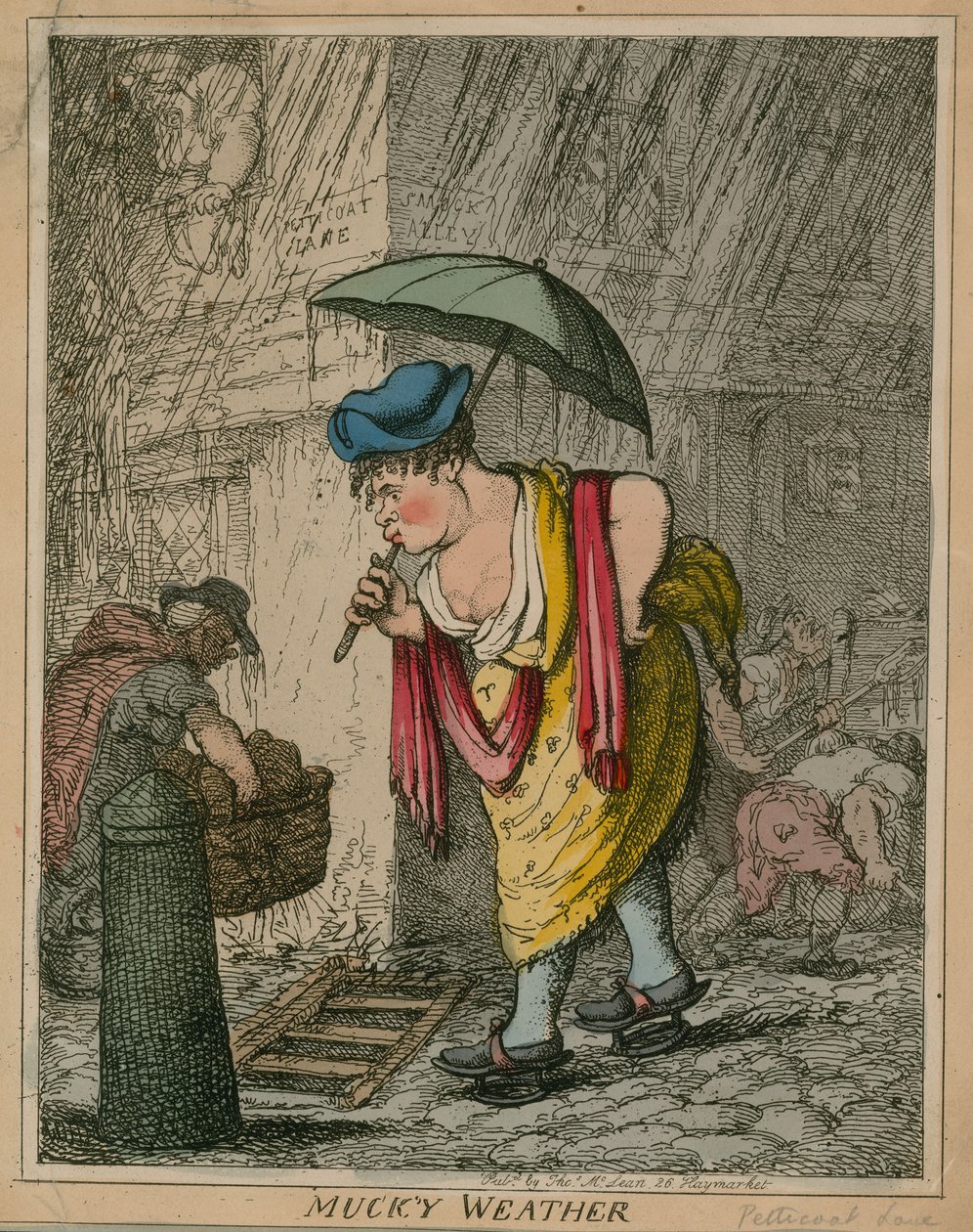 Mucky Weather; Cartoon by English School