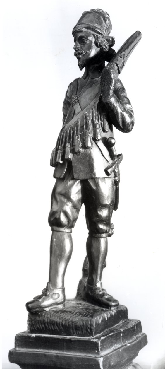 Musketeer, 1638 by English School