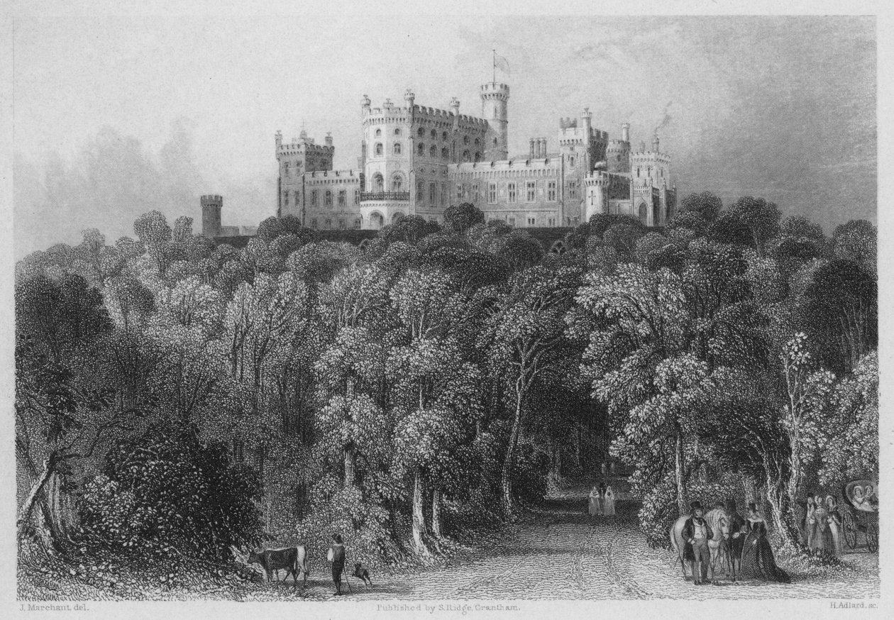 North east view, Belvoir Castle by English School