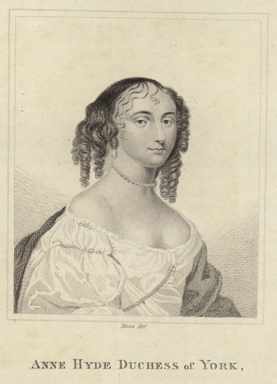 Portrait of Anne Hyde by English School