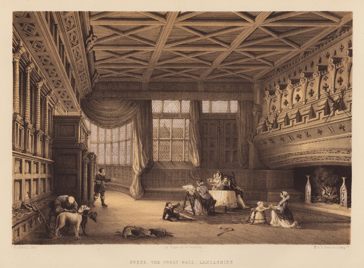 Speke, the Great Hall, Lancashire by English School