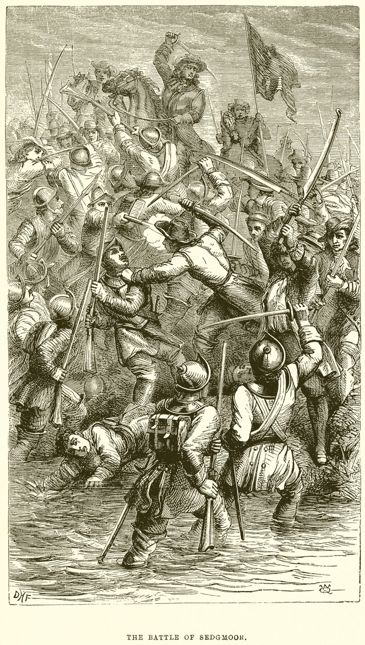 The Battle of Sedgmoor by English School