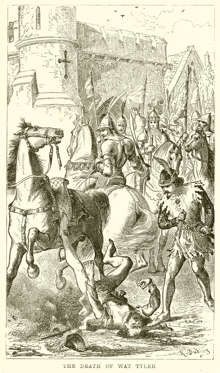 The Death of Wat Tyler by English School