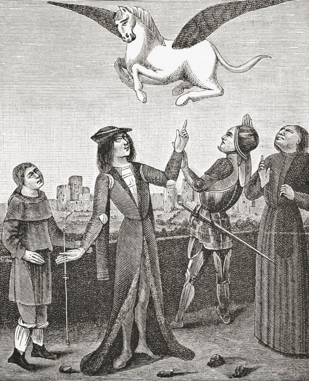 The Horse Pegasus by English School