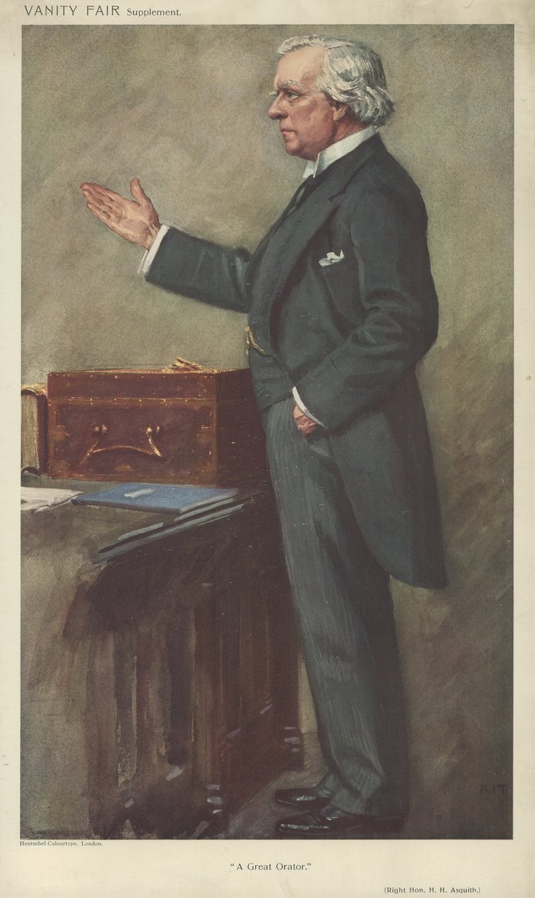 The Right Honourable Herbert Henry Asquith by English School