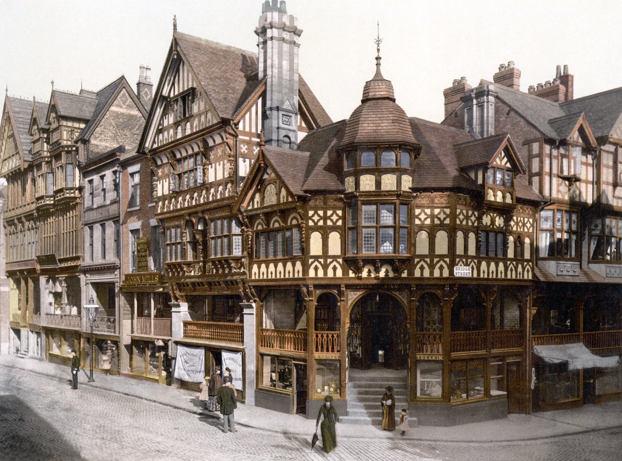 The Rows, Chester by English School