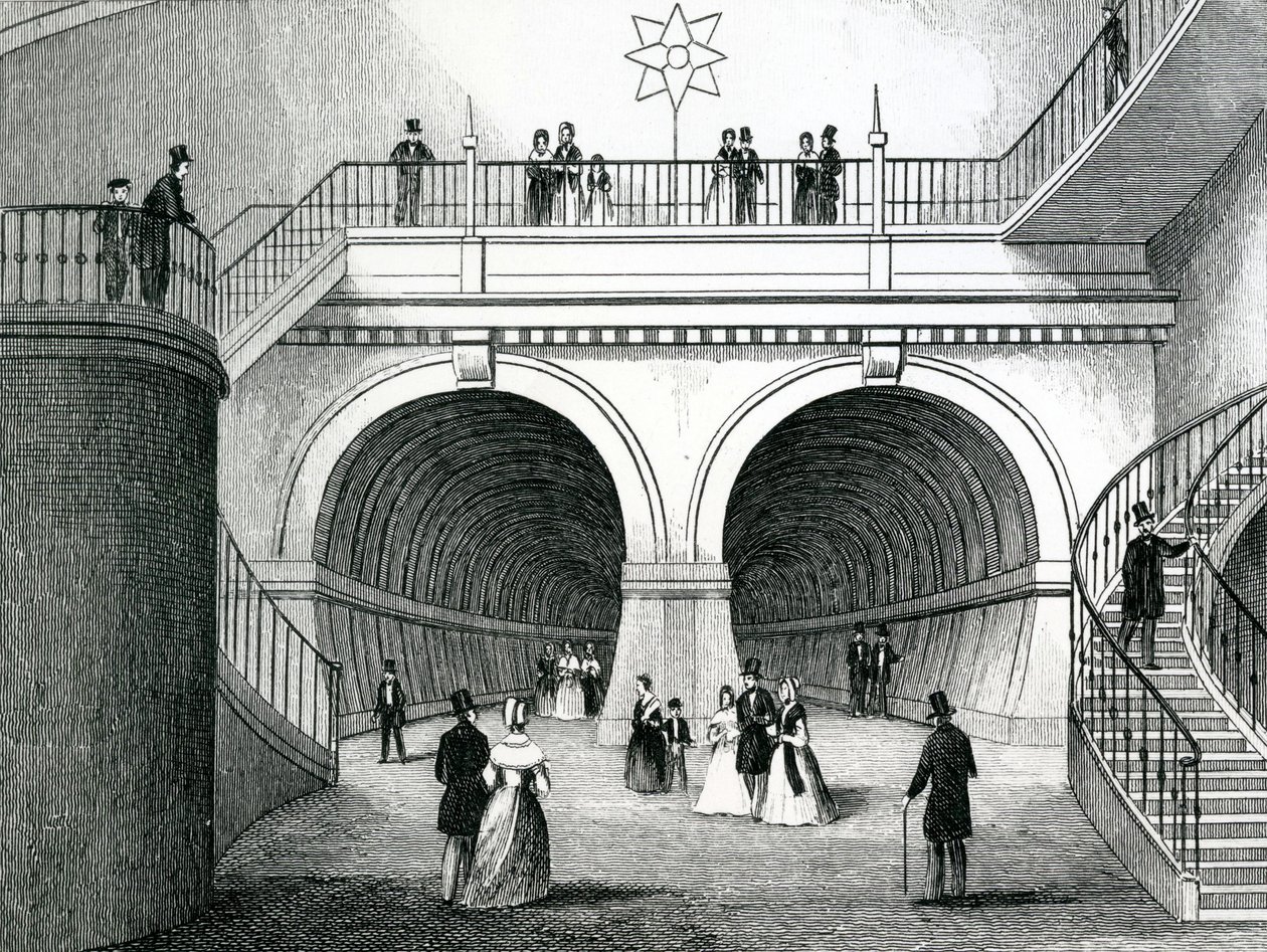 The Thames Tunnel by English School