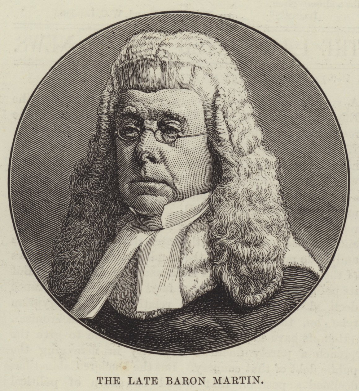 The late Baron Martin by English School