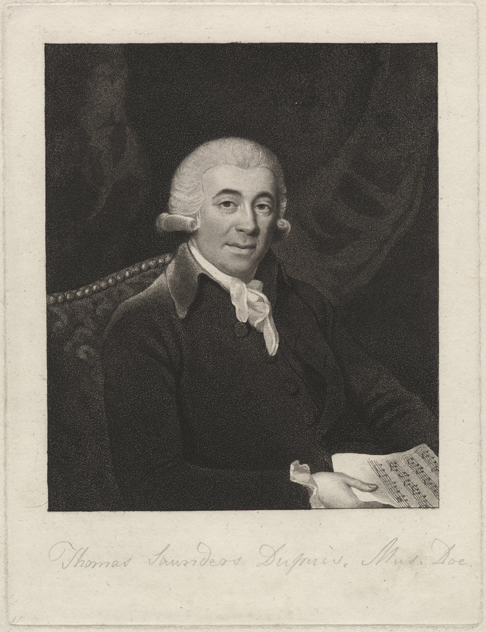 Thomas Saunders Dupuis, c.1800 by English School