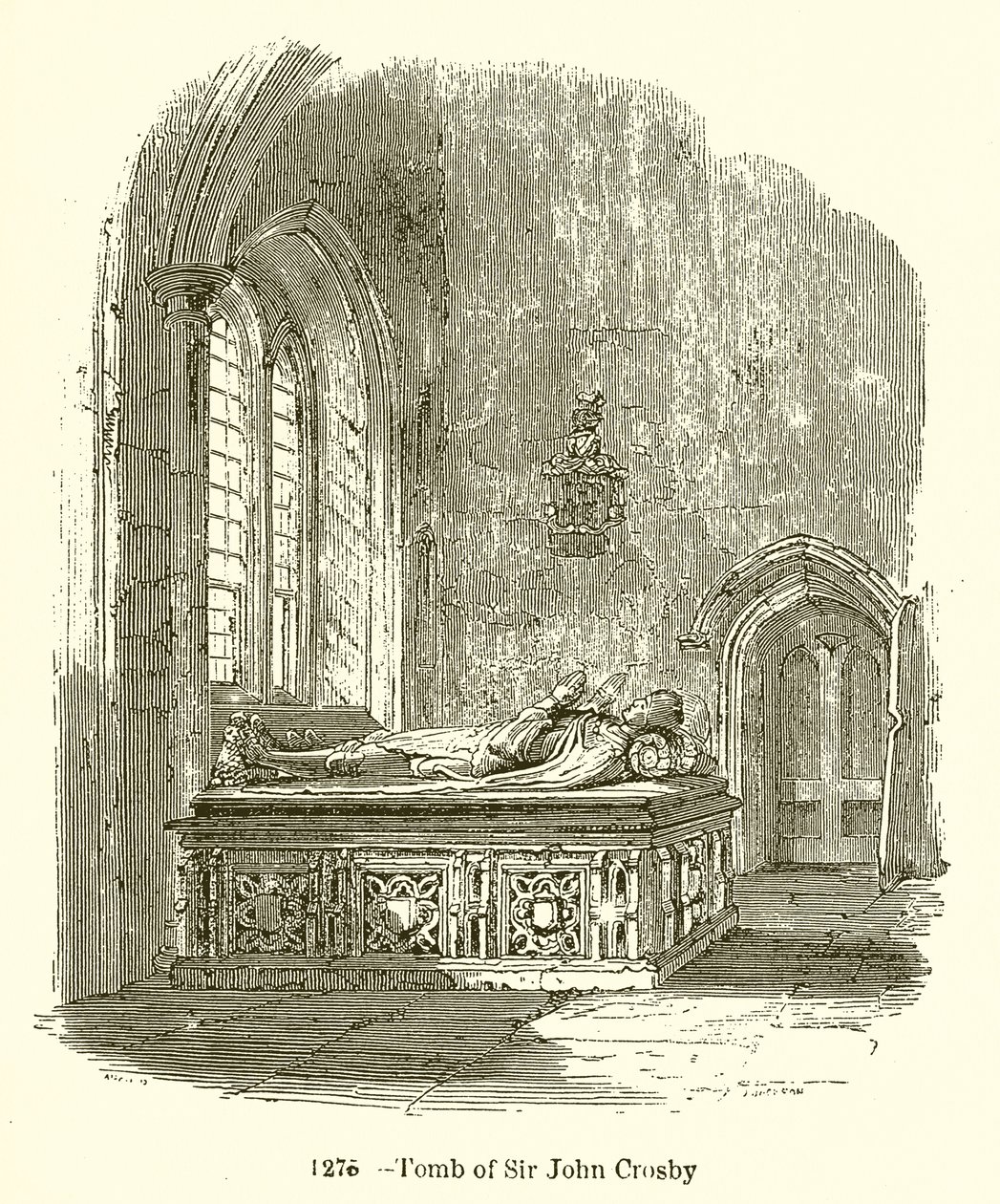 Tomb of Sir John Crosby by English School