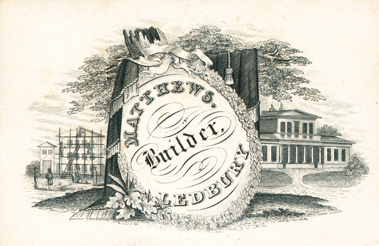 Trade card, Matthews by English School