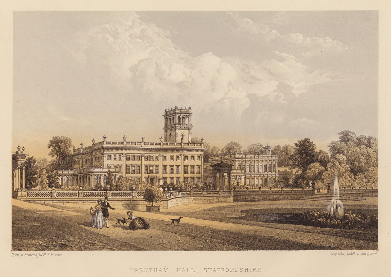 Trentham Hall, Staffordshire by English School