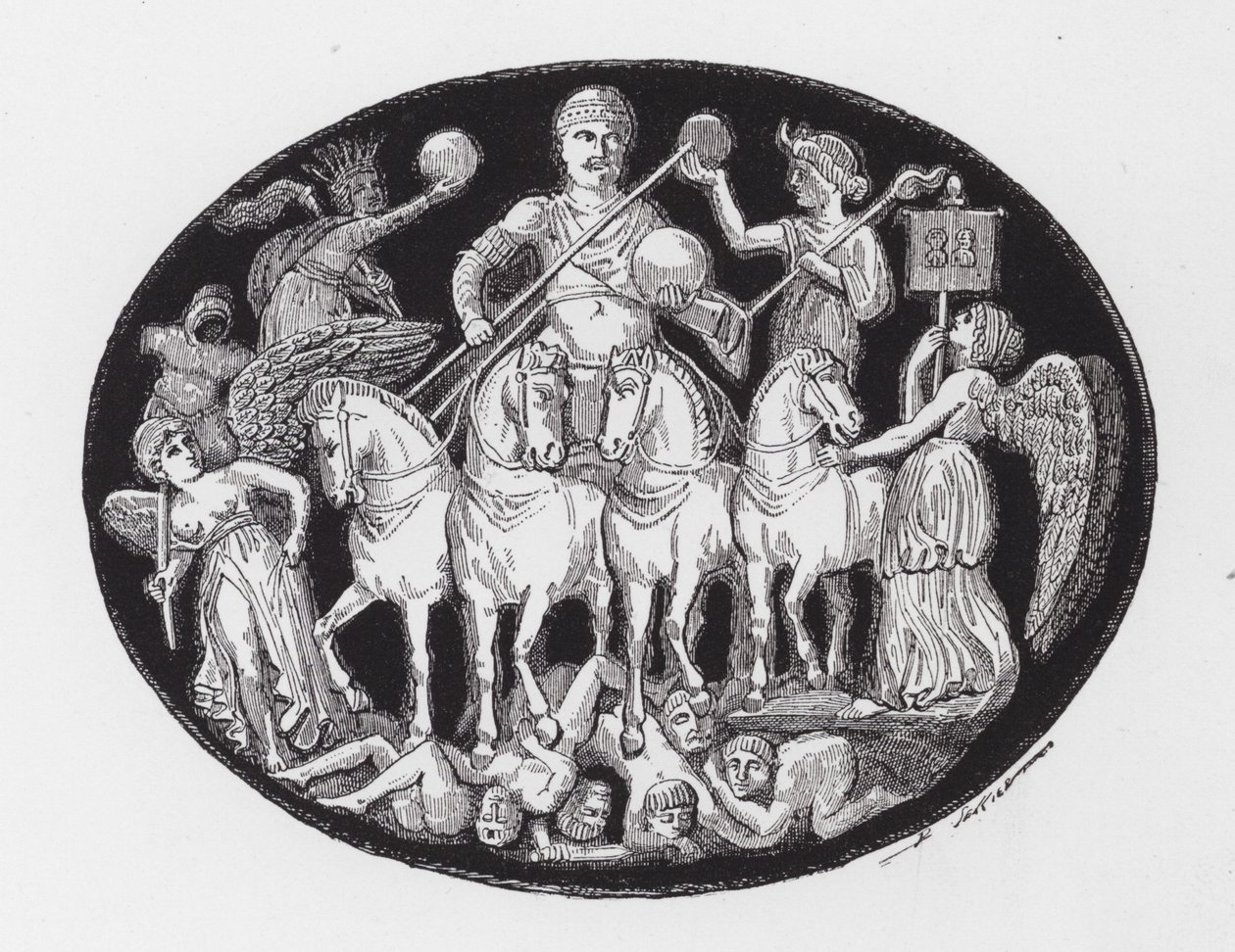 Triumph of Licinius by English School