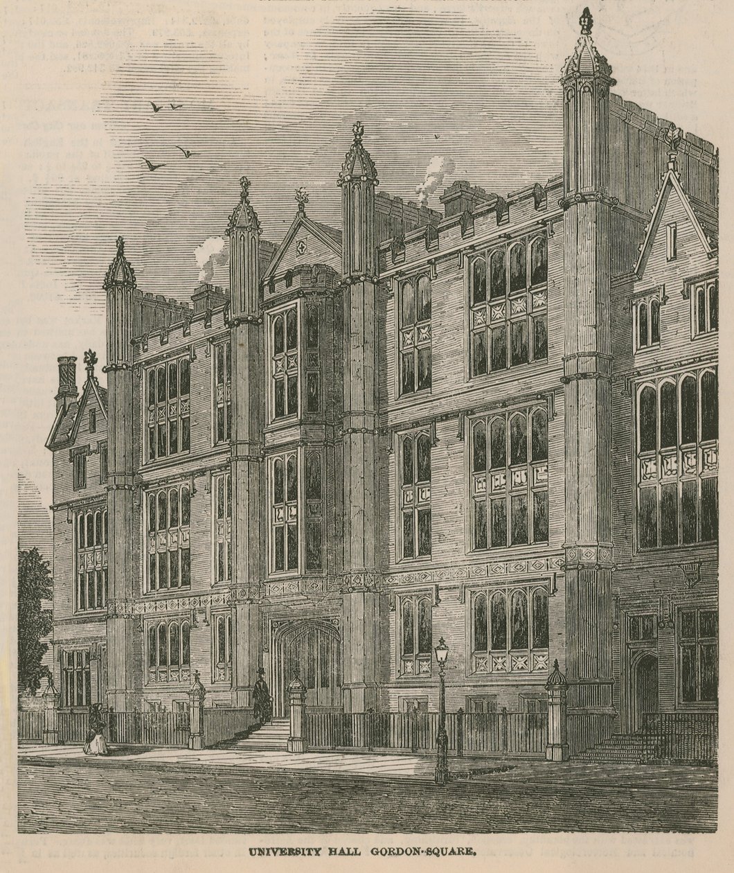 University Hall in Gordon Square by English School