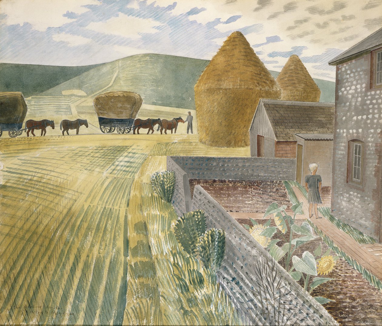 Furlongs by Eric Ravilious