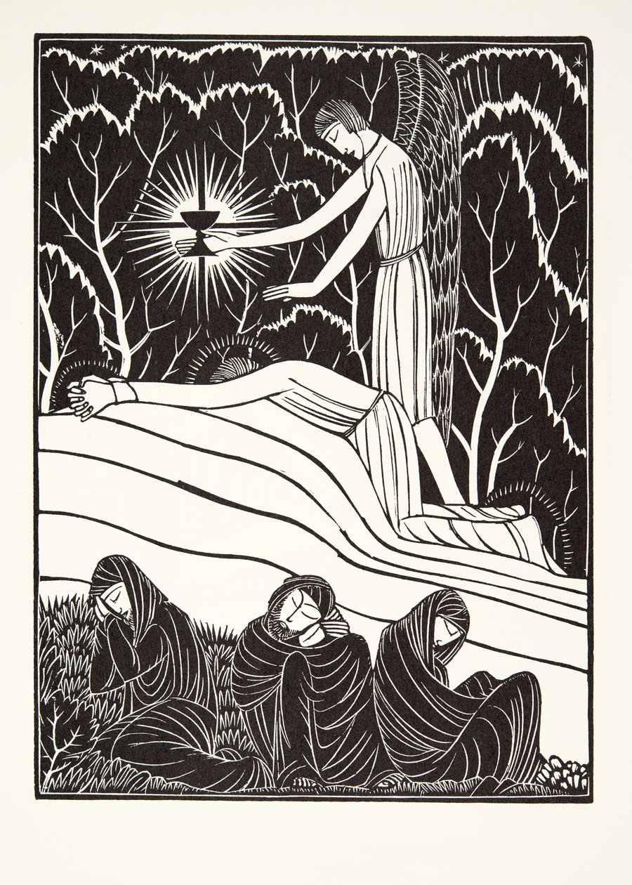 The Agony in the Garden by Eric Gill