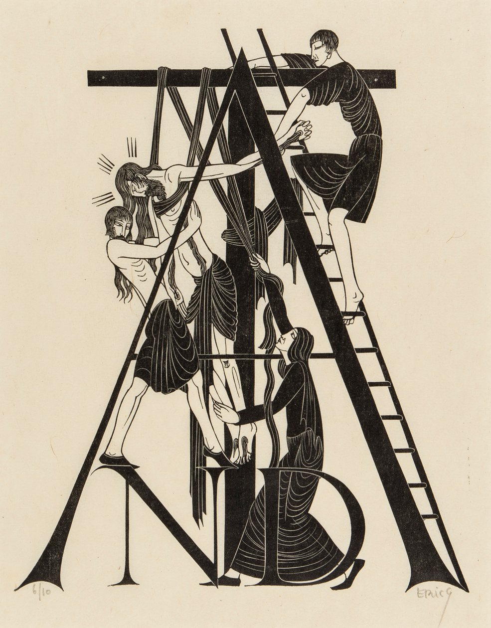The Deposition by Eric Gill