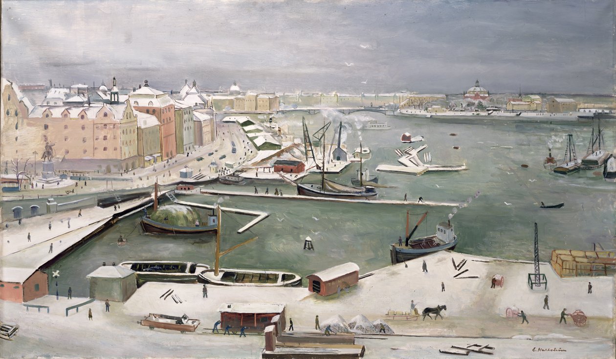 Stockholm in Snow by Eric Hallström