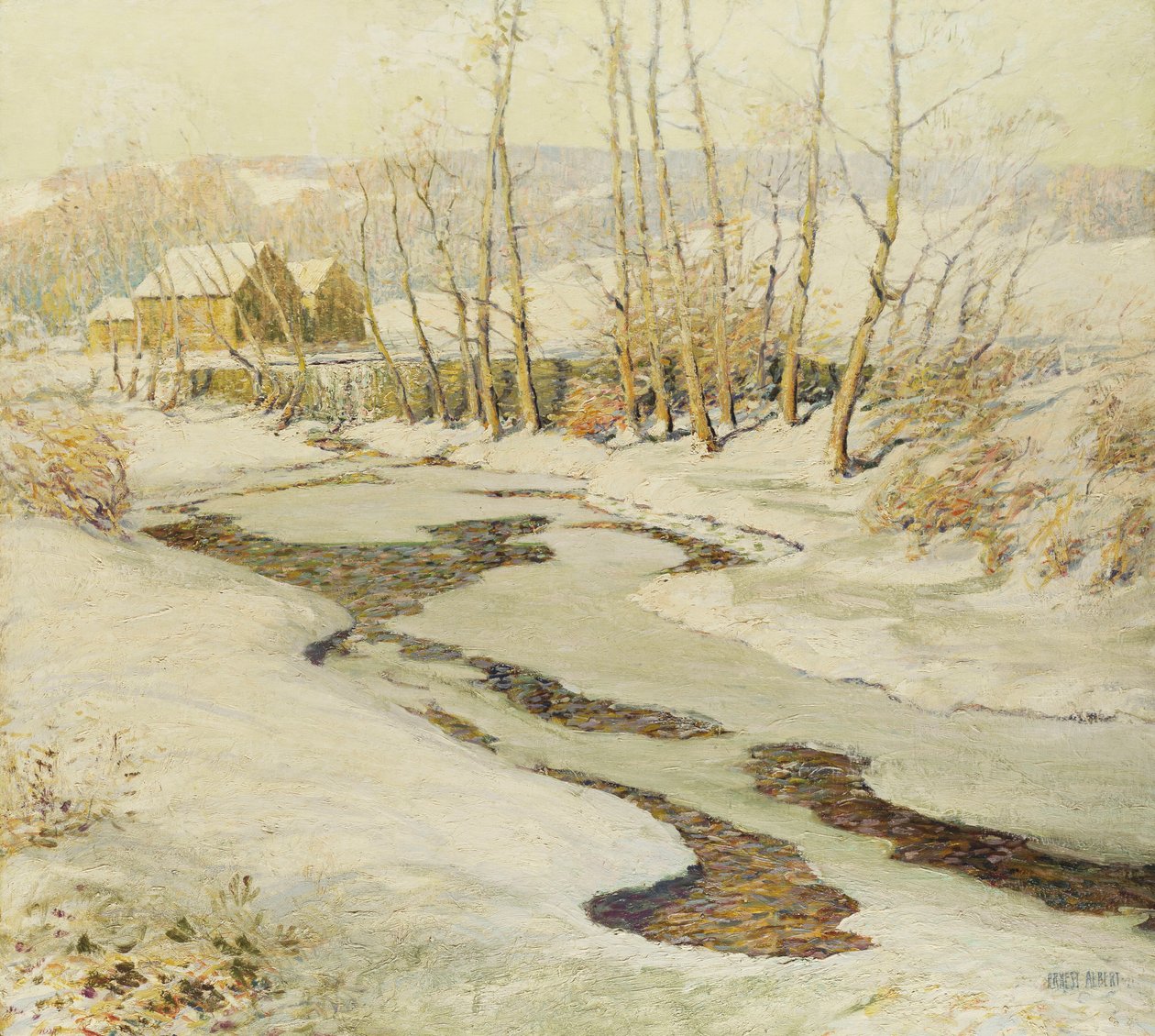 The Mill Stream by Ernest Albert