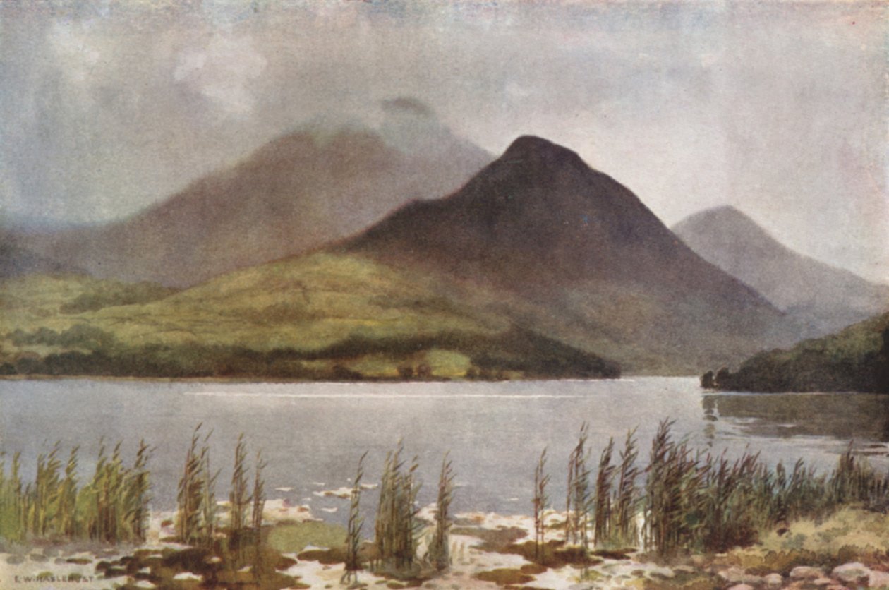 Bassenthwaite Lake and Skiddaw by Ernest William Haslehust