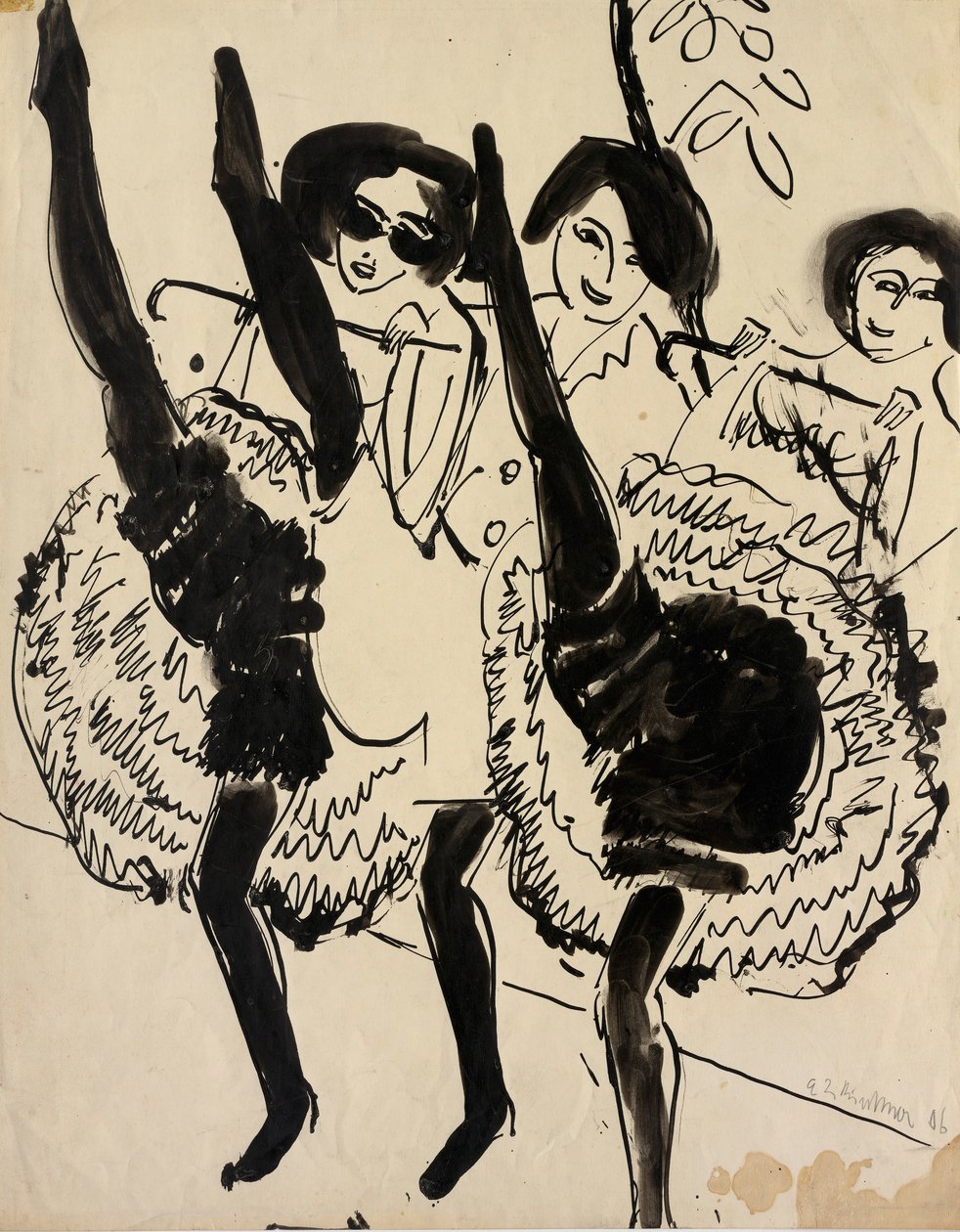 GUGG Dancers by Ernst Ludwig Kirchner