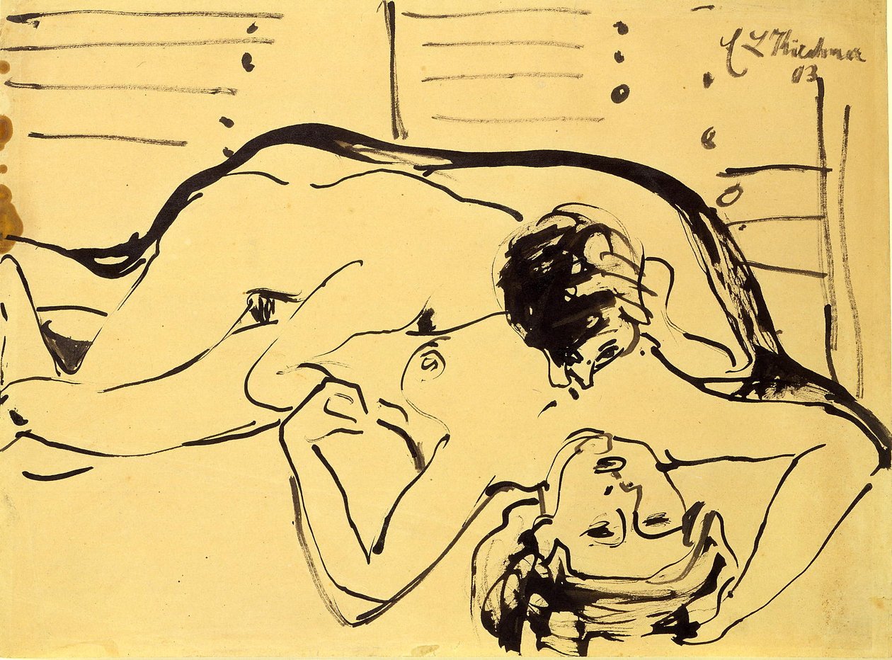 Lovers by Ernst Ludwig Kirchner