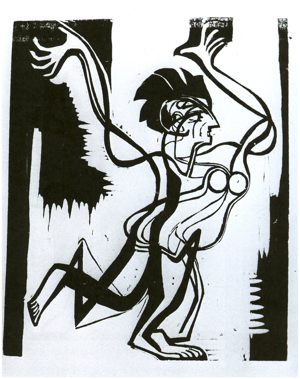 Palucca by Ernst Ludwig Kirchner