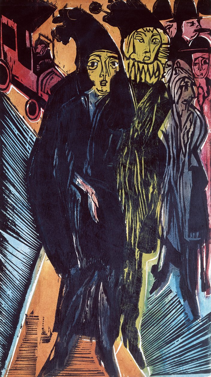 Street Scene by Ernst Ludwig Kirchner