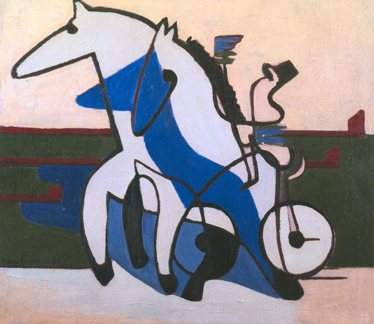Trotting Team by Ernst Ludwig Kirchner