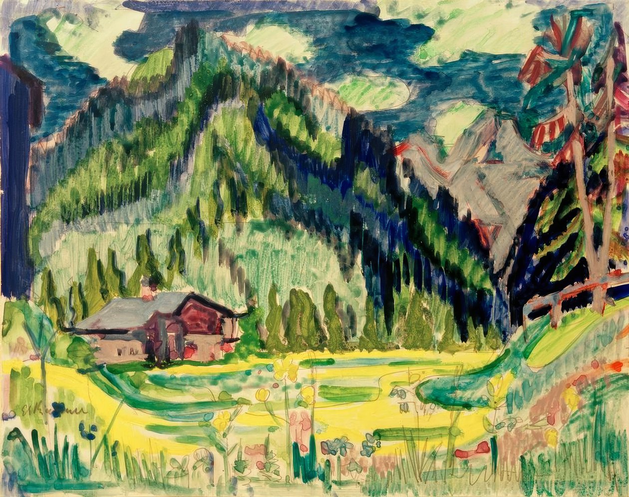 Wild Ground by Ernst Ludwig Kirchner