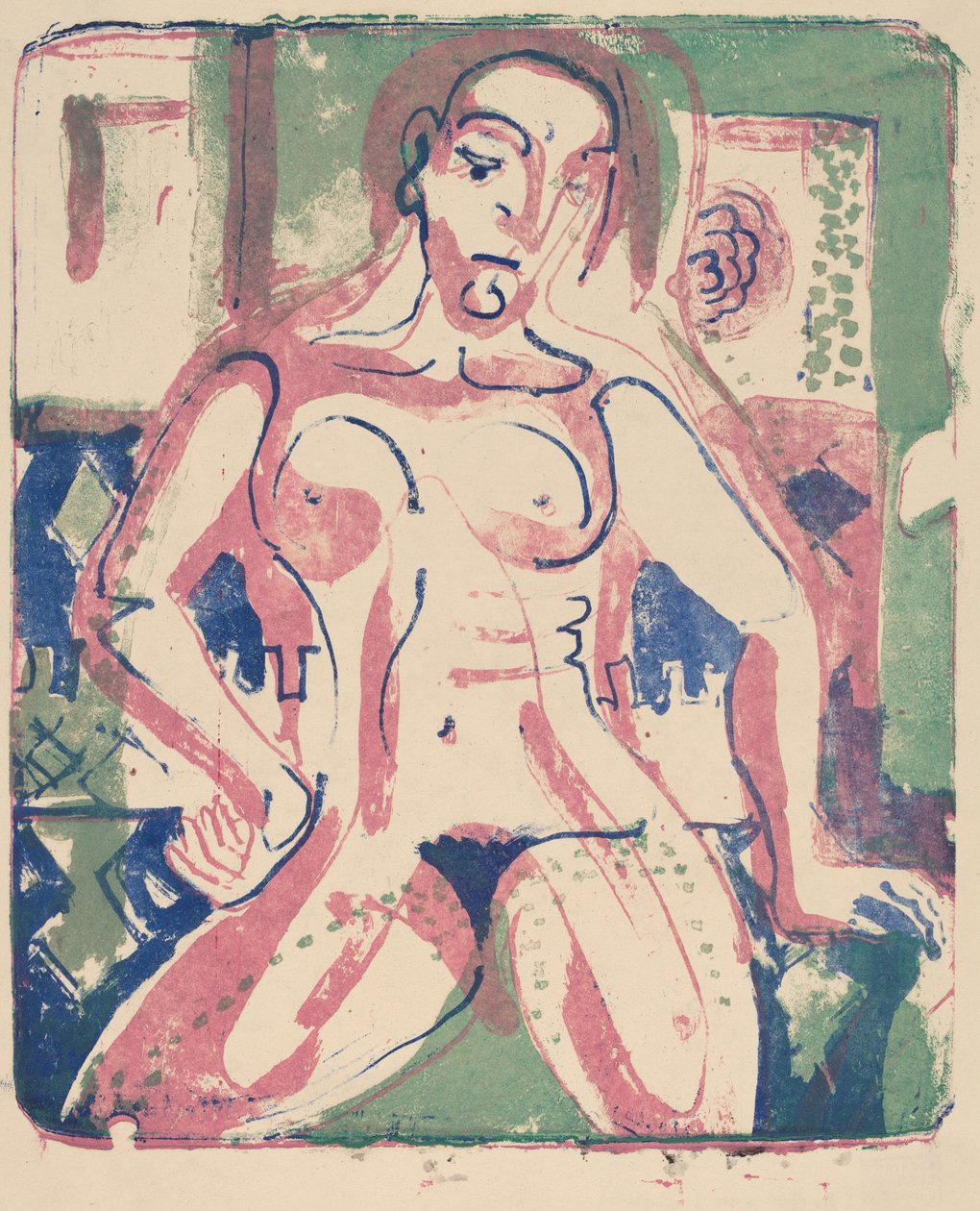 Nude Woman by Ernst Ludwig Kirchner