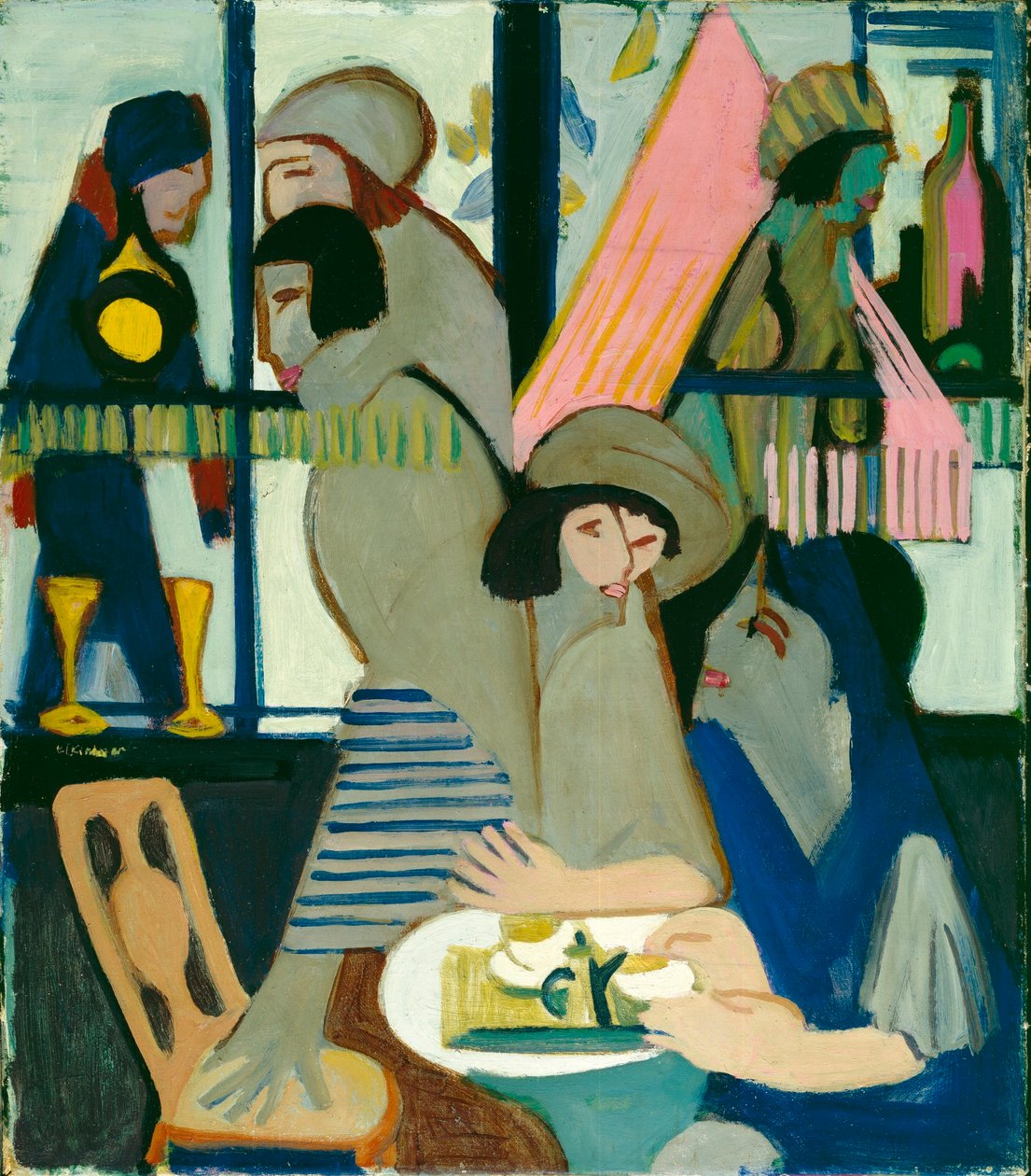 Cafe by Ernst Ludwig Kirchner