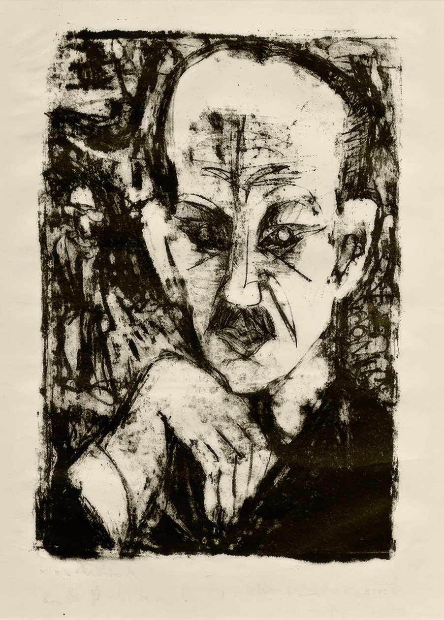 Carl Sternheim by Ernst Ludwig Kirchner