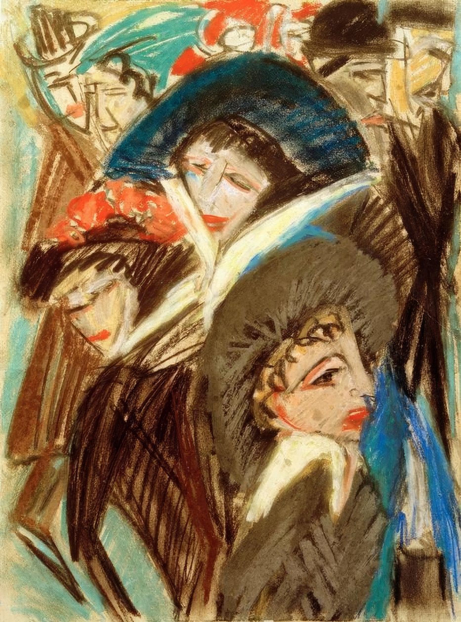 Women on the Street by Ernst Ludwig Kirchner