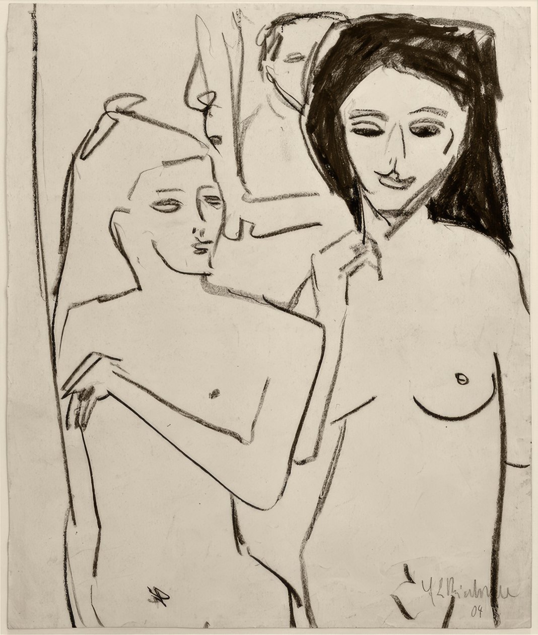 Untitled (Two Naked Girls) by Ernst Ludwig Kirchner