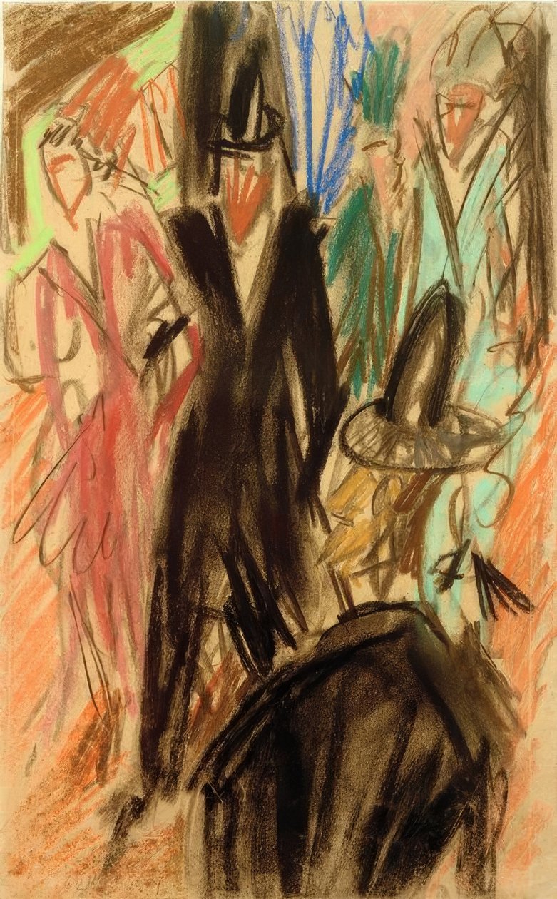 Street Scene by Ernst Ludwig Kirchner