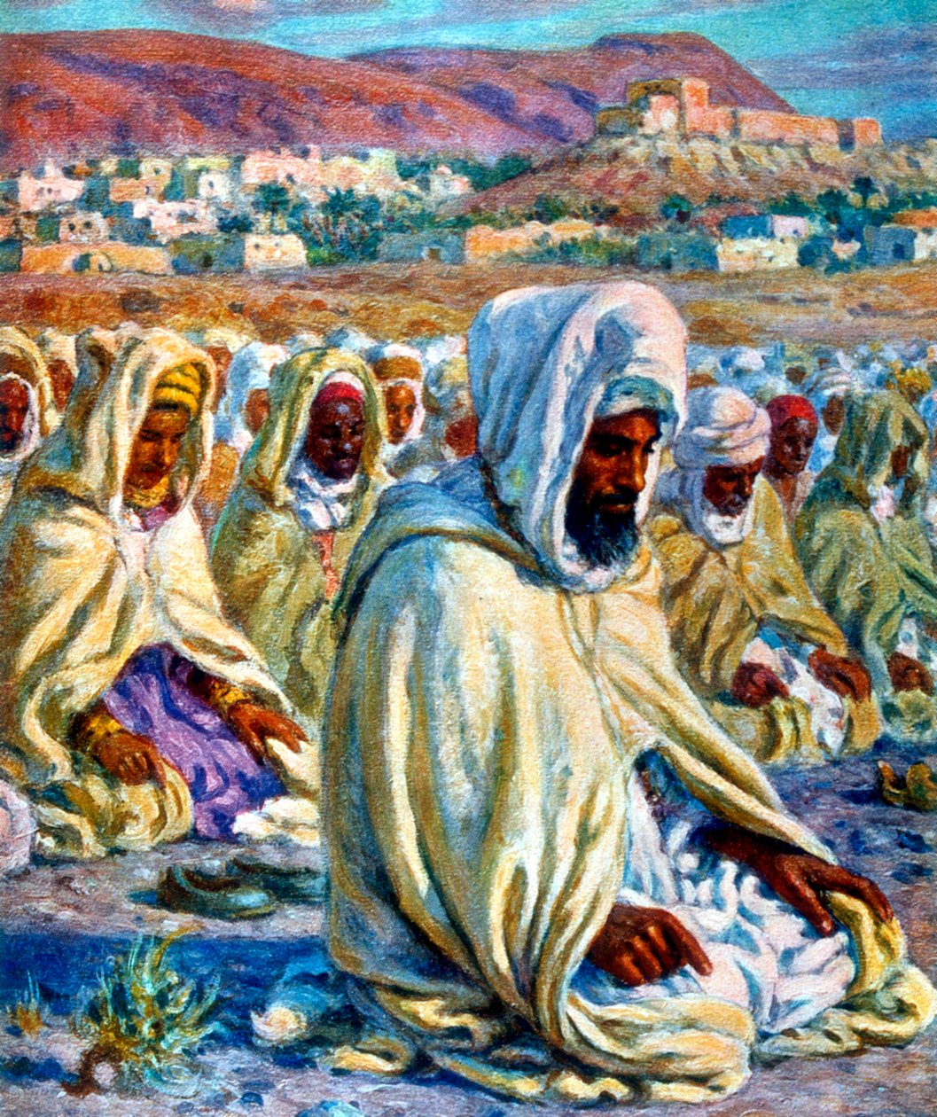 The Prayer by Alphonse Etienne Dinet