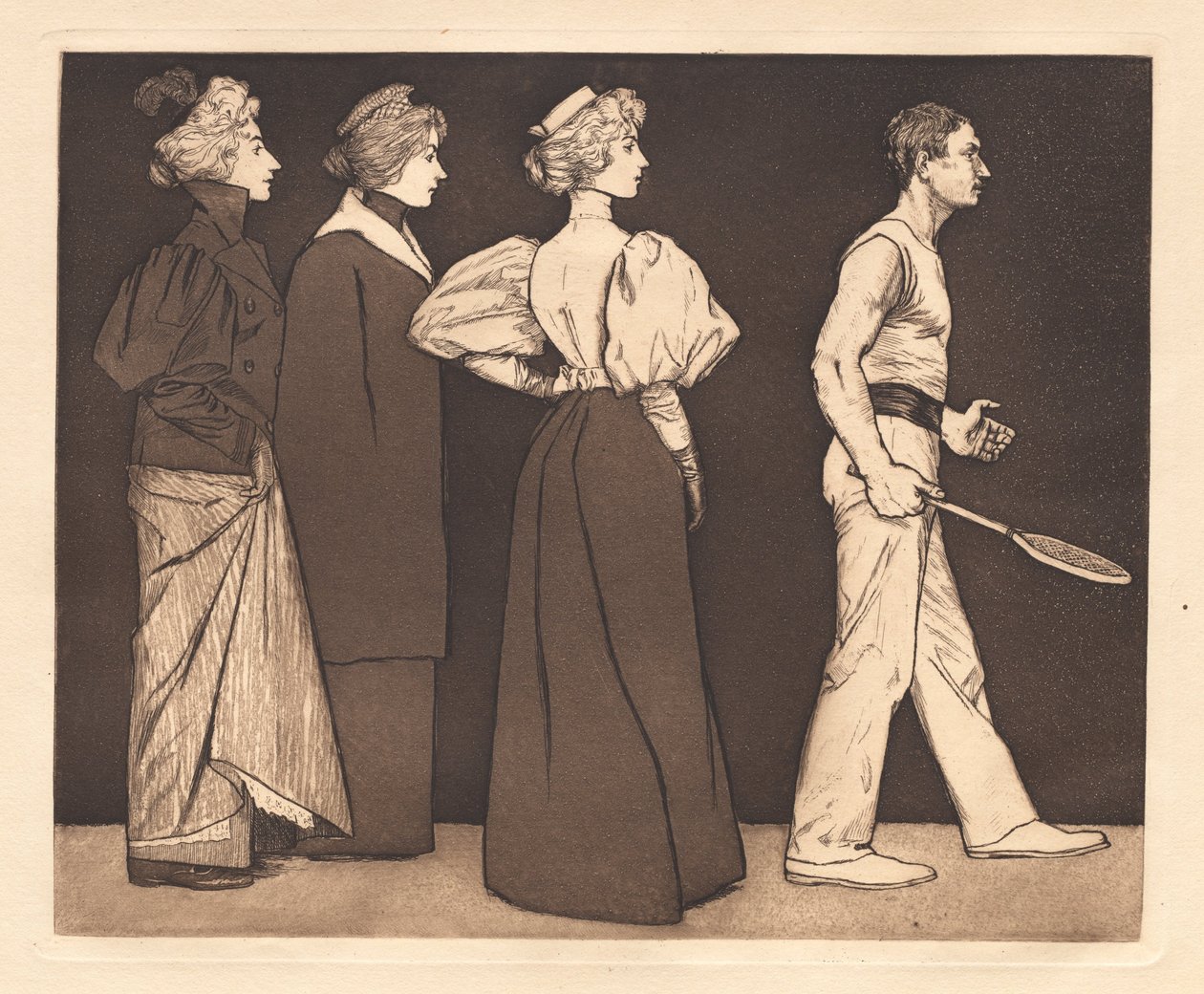 The Tennis Player by Eugen Kirchner