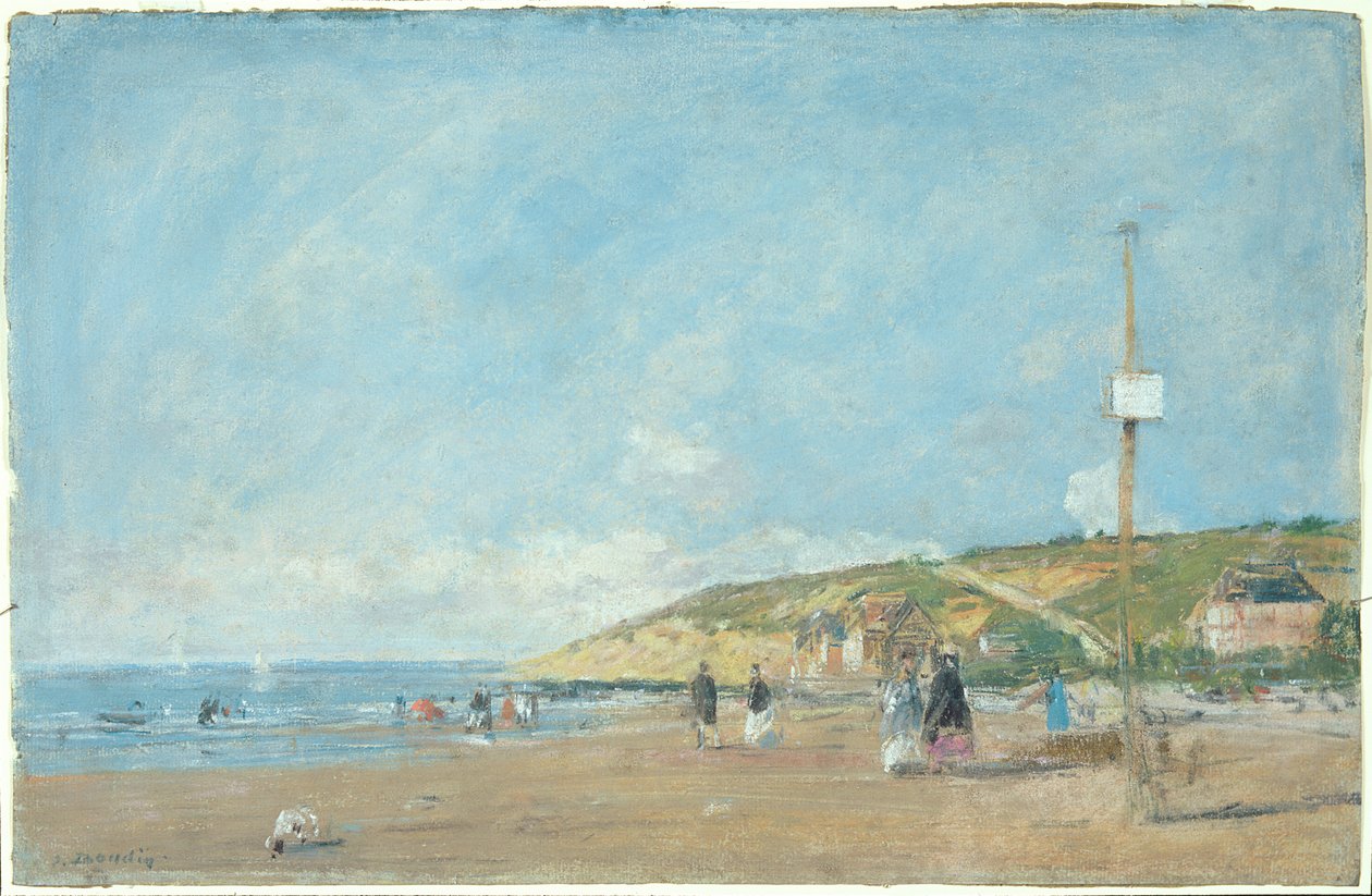 A Seashore by Eugene Louis Boudin