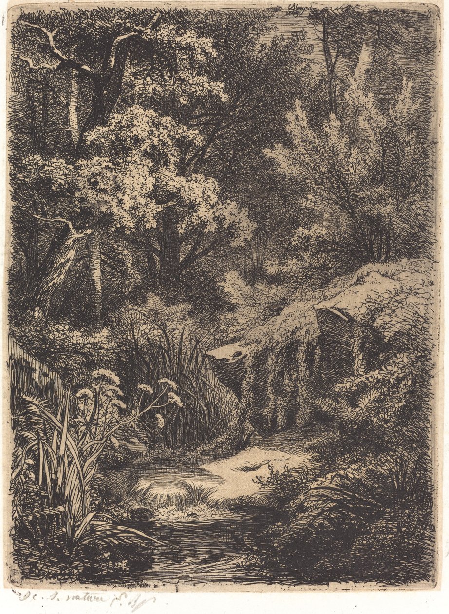 The Little Brook by Eugene Bléry