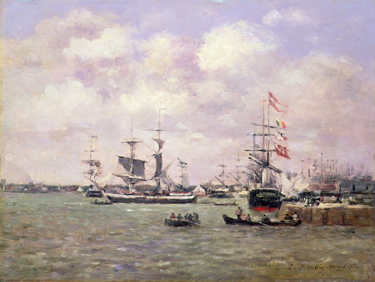 Antwerp by Eugene Louis Boudin