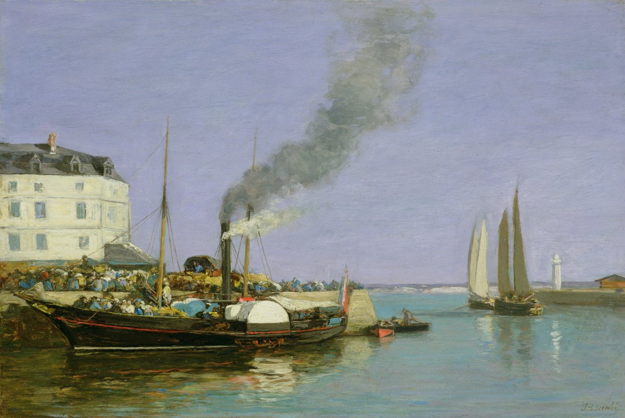 Honfleur by Eugene Louis Boudin