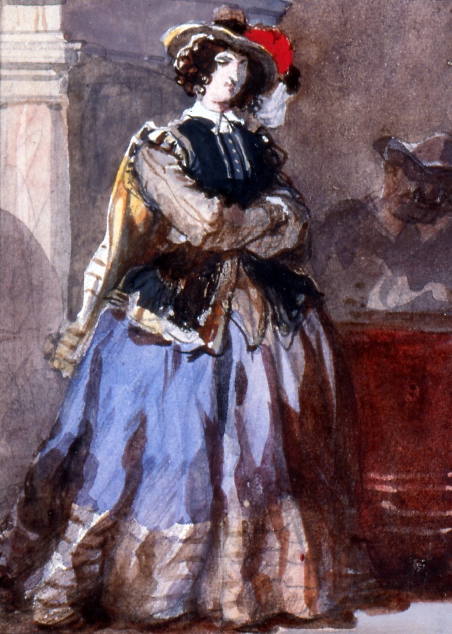 A Woman by Eugene Louis Lami